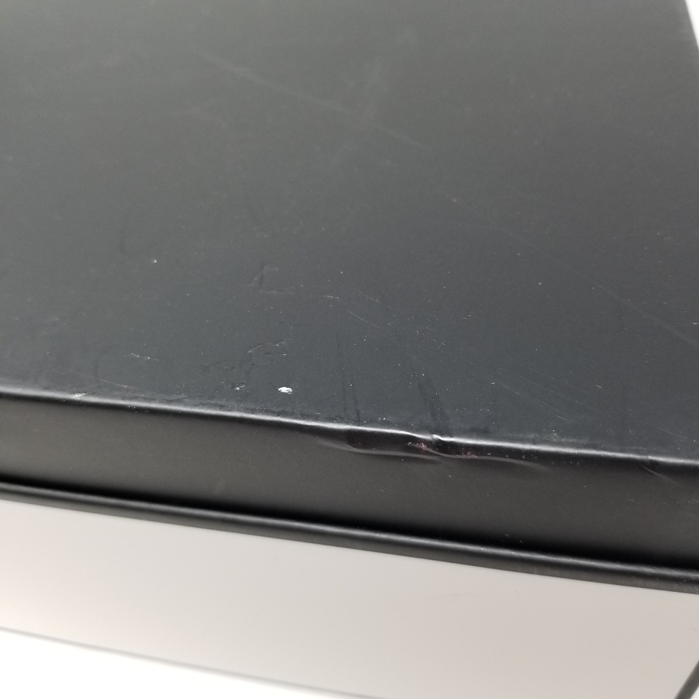 Chanel EMPTY Gift Boxes Lot 2 Medium Black White Keepsake Container 8.5" Square - Picture 4 of 15